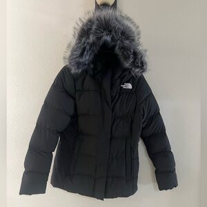 COPY - THE NORTH FACE GOTHAM PUFFER JACKET WITH HOOD AND DETACHABLE FUR
